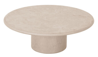 ST 339, Beige round coffee table