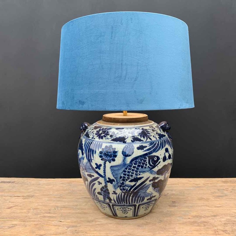 TL 140, Jar Lamp Delfts Blue 