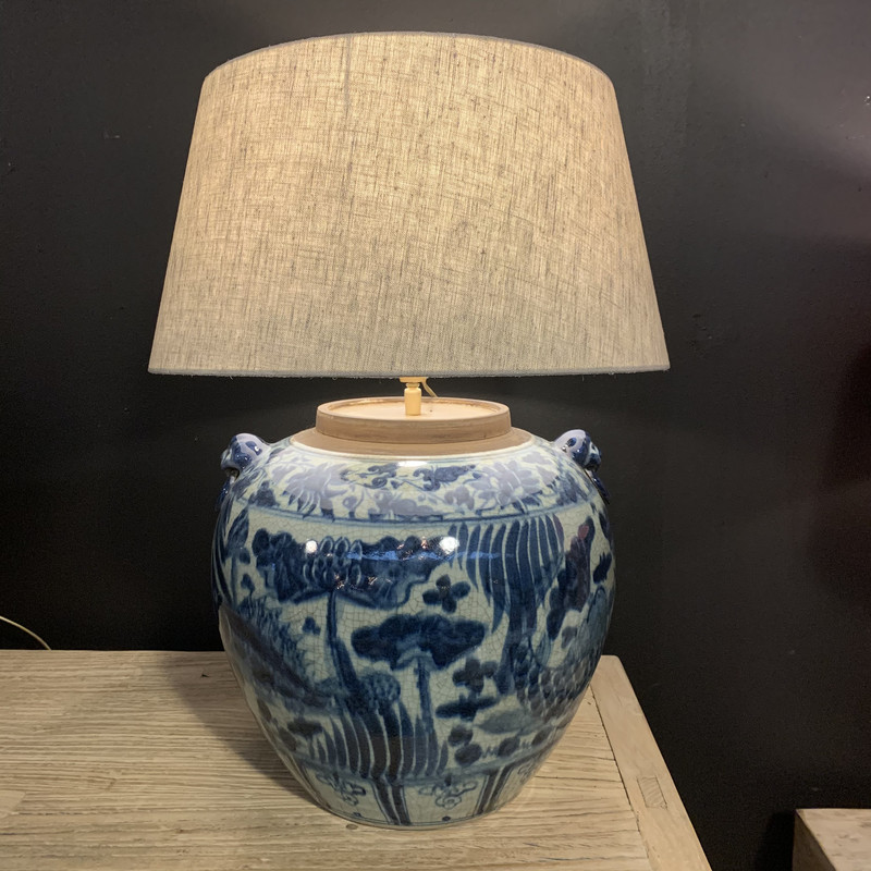 TL 140, Jar Lamp Delfts Blue 