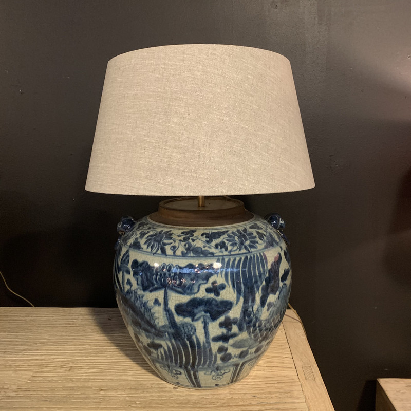 TL 140, Jar Lamp Delfts Blue 