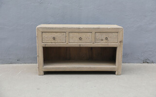 U147, Open dresser with 3 drawers